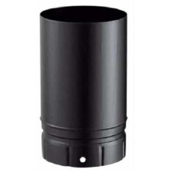 Conduit acier noir mat Ø150 – 25 cm