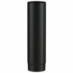 Conduit acier noir mat Ø150 – 50 cm