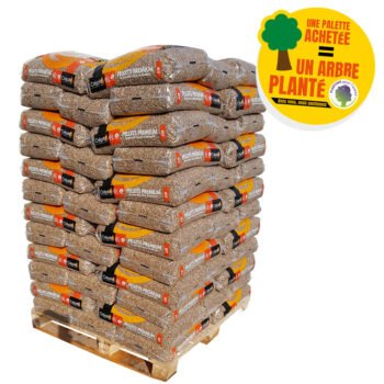 Palette de granulés de bois Crépito Premium – 72 sacs de 15 kg