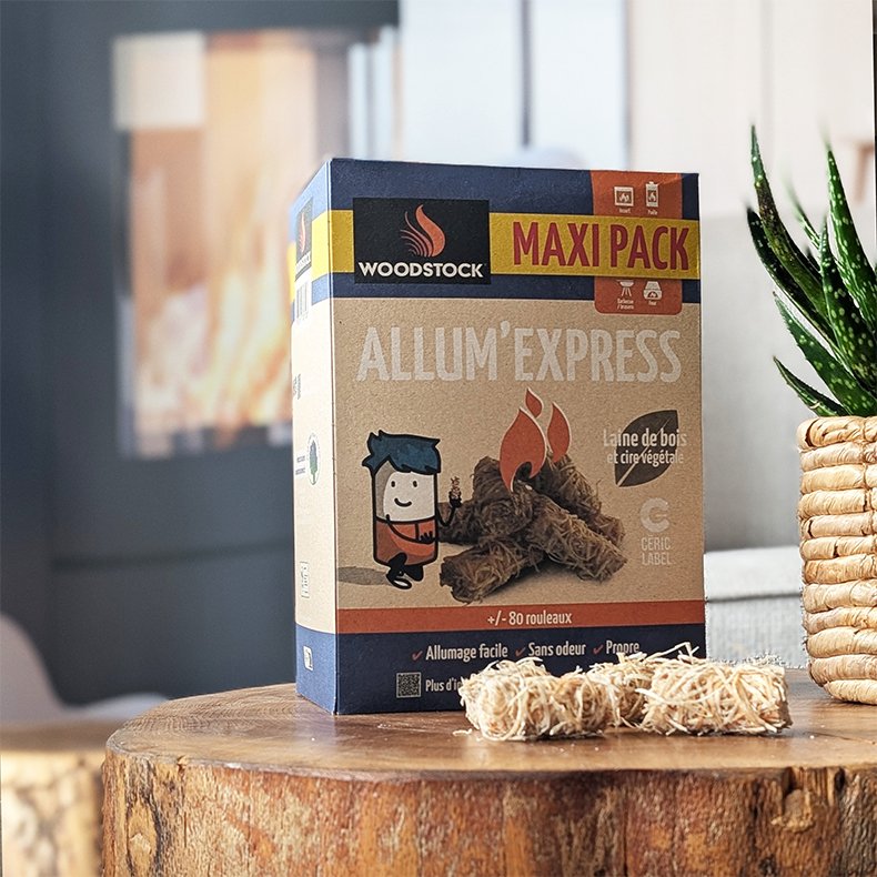 Allume-feux naturels pour appareils de chauffage